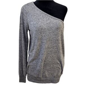 Abercrombie and Fitch one single sleeve one open sleeve gray top size small